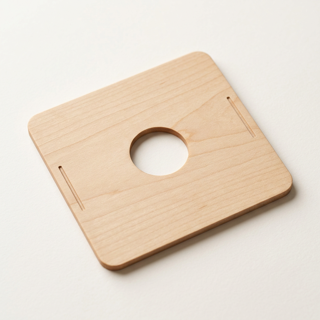 RowanKeel Wedding Invitation Seal Template | Wooden Alignment Guide for Invitation & RSVP Seals