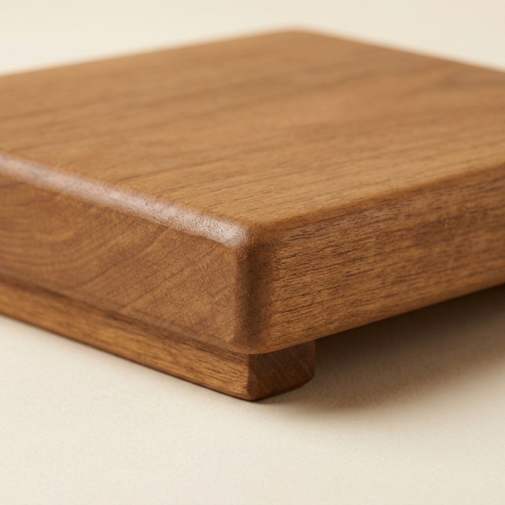 RowanKeel Heat-Proof Wooden Stand | Protective Base for Wax Seal Dies & Melters