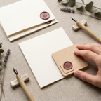 RowanKeel Corner Accent Template | Wooden Contour Guide for Corner Wax Details on Cards