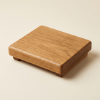 RowanKeel Heat-Proof Wooden Stand | Protective Base for Wax Seal Dies & Melters