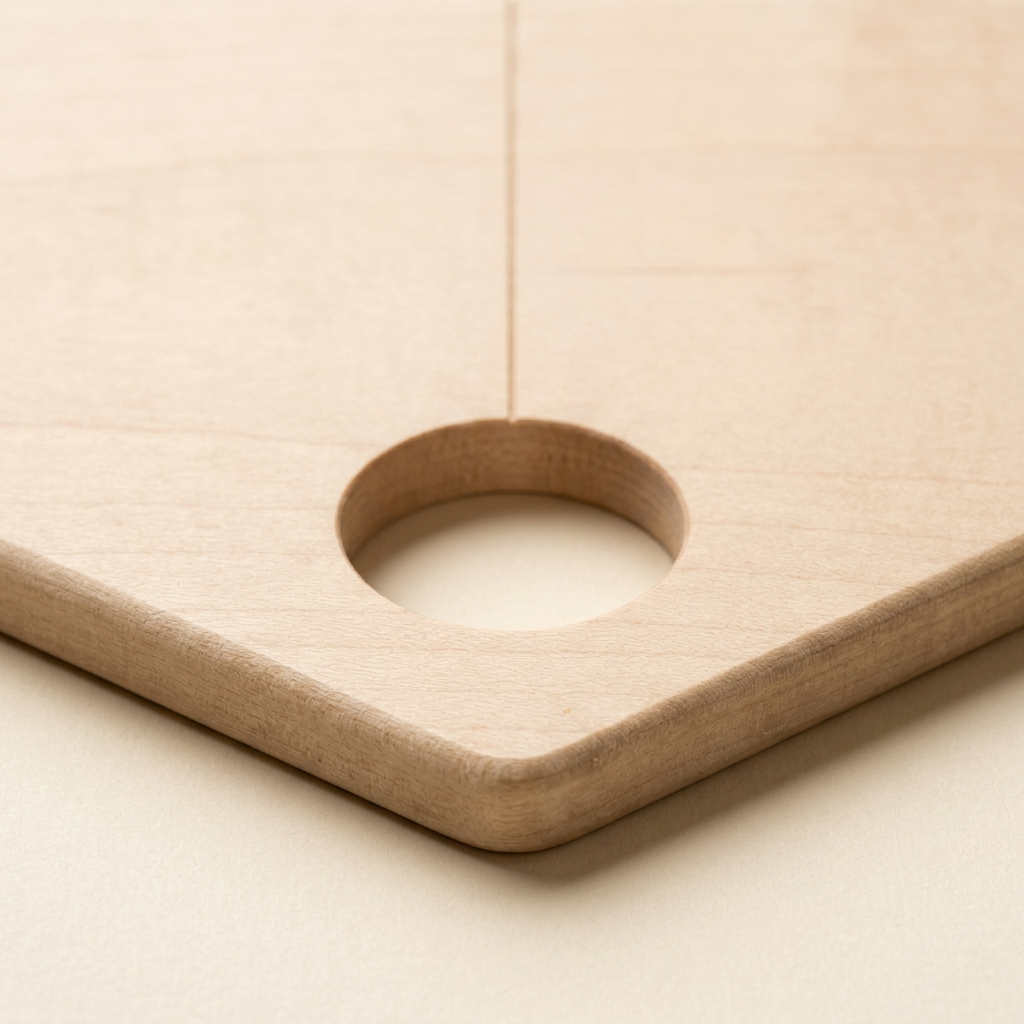 RowanKeel Envelope Centering Ruler | Wooden Template Card to Position Seals on the Flap