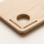 RowanKeel Corner Accent Template | Wooden Contour Guide for Corner Wax Details on Cards