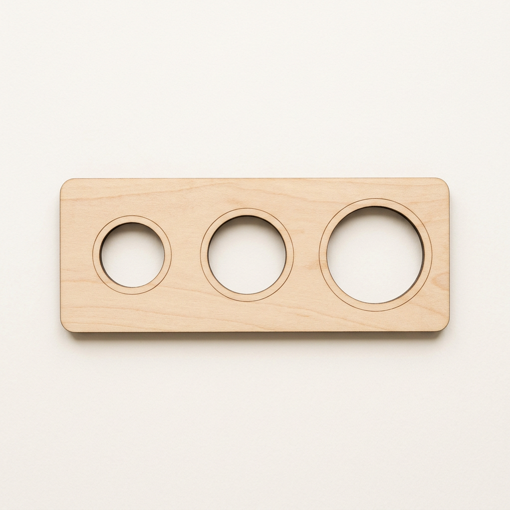 RowanKeel Envelope Seal Contour Template | Multi-Size Wooden Guide for Flap & Closure Seals