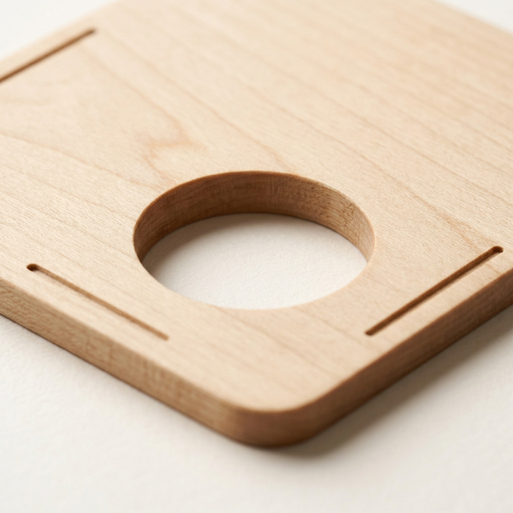 RowanKeel Wedding Invitation Seal Template | Wooden Alignment Guide for Invitation & RSVP Seals